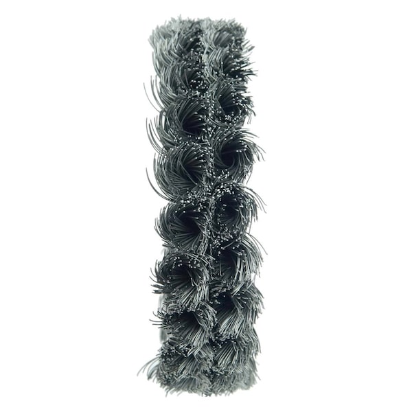 Weiler 4" Standard Twist Knot Wire Wheel, .0118" Steel Fill, 1/2"-3/8" - 9134