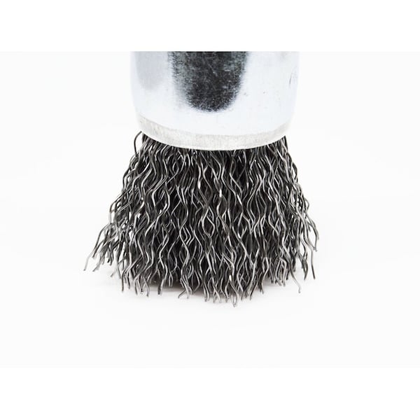 Continental Abrasives 1"x1/4" Crimped Wire End Brush - Carbon - W6-010151