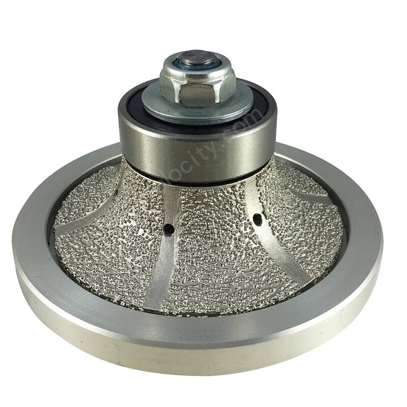 Monster B20 3/4 pulgadas Radio Diamond Hand Profiler/Router Bit con 5/8-11 pulgadas Rosca - VPB0034