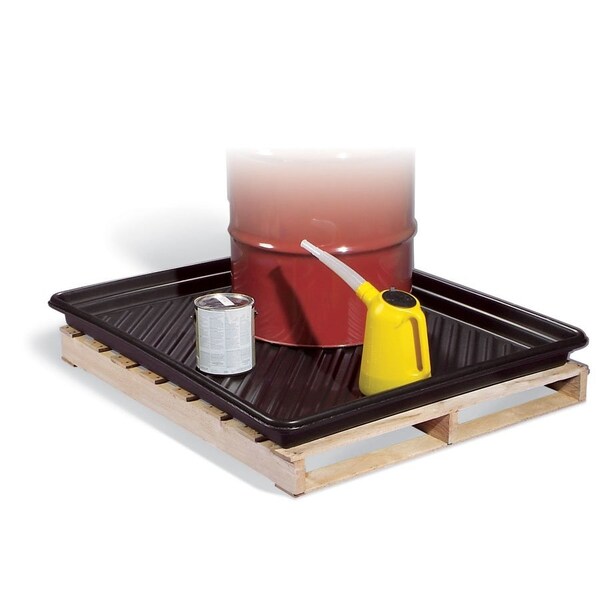 Pig PIG Pallet Containment Tray 51.38" L x 43.58" W x 4" H - PAK112