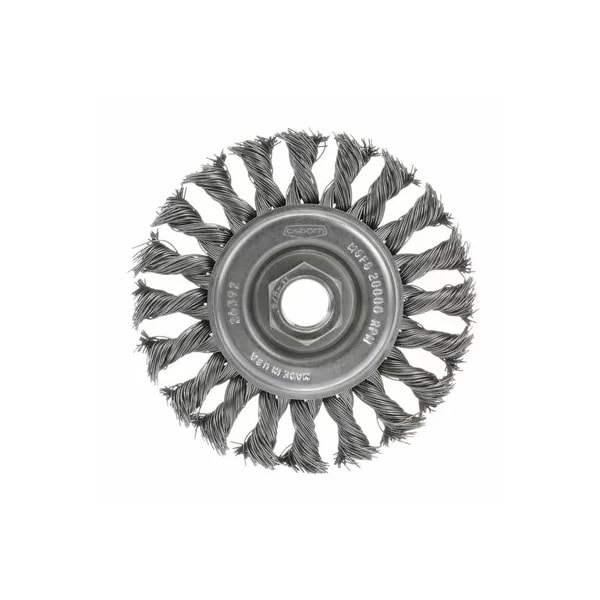 Osborn KNOT WIRE WHEEL 4 in. ODx.020 in. STEELx5/8-11 AHClamshell - 99069