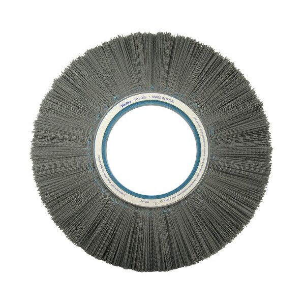 Weiler 14" Crimped Filament Nylox Wheel, .040/120SC Fill, 5-1/4" Arbor Hole - 83940
