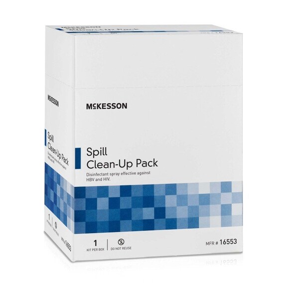 Mckesson Bloodborne Pathogen Spill Clean-Up Pack, 30PK - 16553