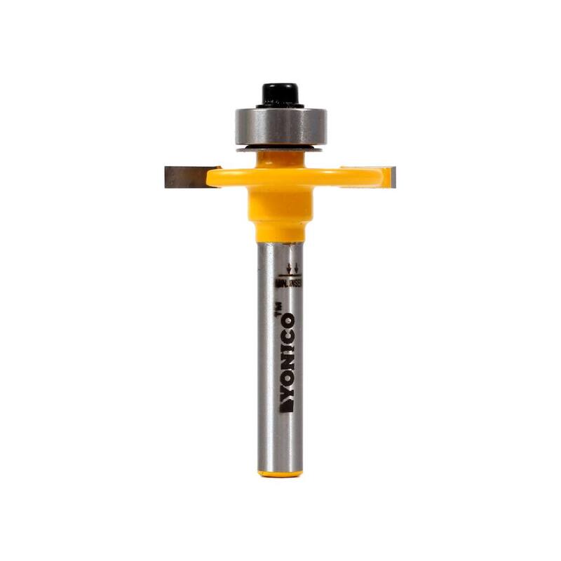 Fresa de ranurar de Yonico 1/8 pulgadas de largo 1/4 pulgadas de mango Punta de carburo Router Bit - 14081q