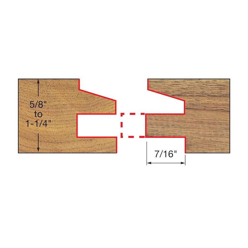 DIABLO 1/2 pulgadas Broca para Riel y Poste Biselado - DR99764