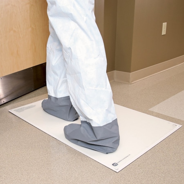Pig PIG Sticky Steps Mat with Frame 30 sheets/case 24" x 36" English 37" L x 25" W x .01" H, 30PK - MAT568-24X36-ENG