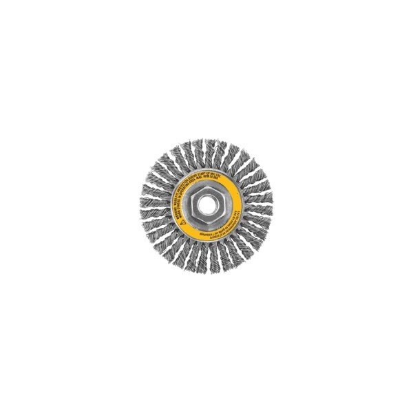 Dewalt Wire wheel, 4in. Stringer Bead Wire Wheel/Carbon Steel 5/8in.-11 Arbor .020in. - DW4926