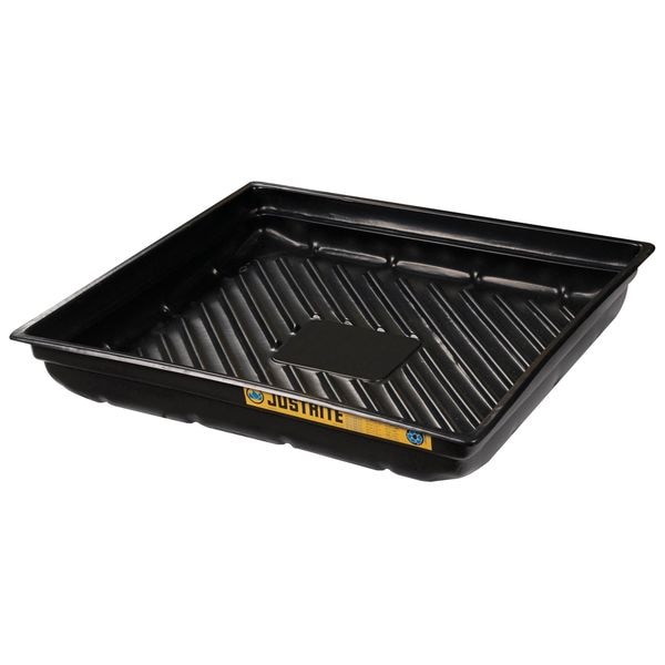 Justrite Spill Tray, 23 gal Spill Capacity, Polyethylene - 28718