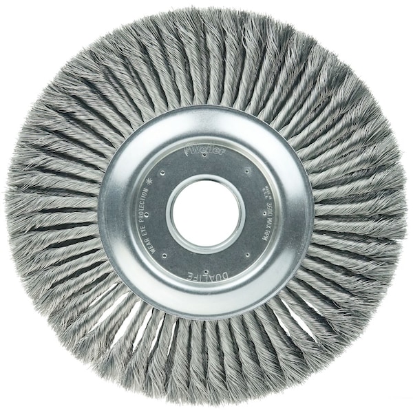 Weiler 12" Standard Twist Knot Wire Wheel .016" Steel Fill 2" Arbor Hole - 9530
