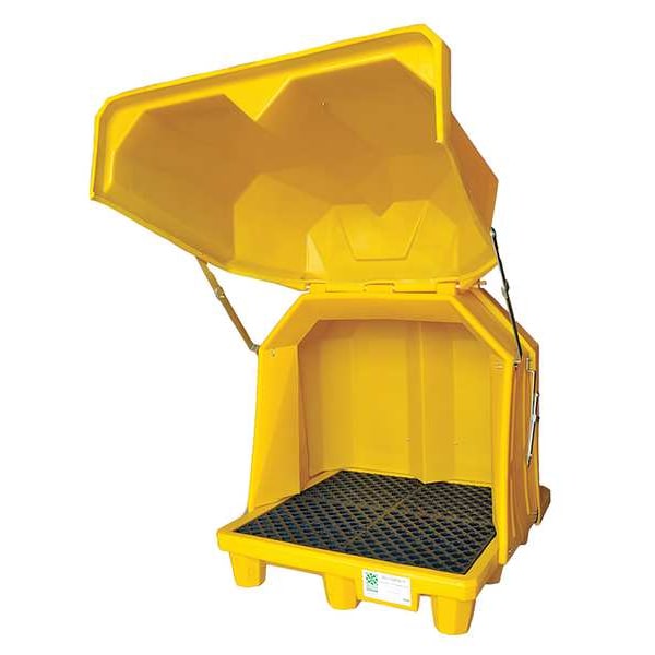 Ultratech Coverd Drum Spll Cntnmnt Pallet, 54 in. L - 1080