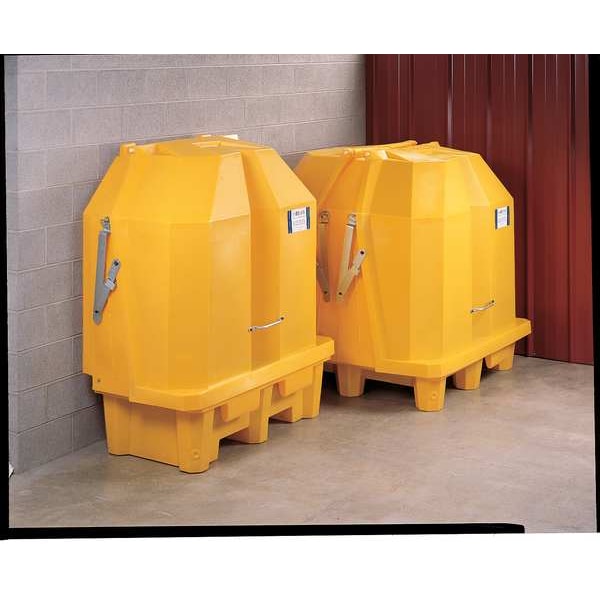 Ultratech Coverd Drum Spll Cntnmnt Pallet, 54 in. L - 1080