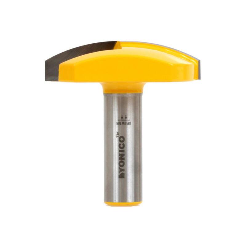 Yonico Horizontal Crown 2 pulgadas Radio 1/2 pulgadas Vástago Broca de router con punta de carburo - 16181