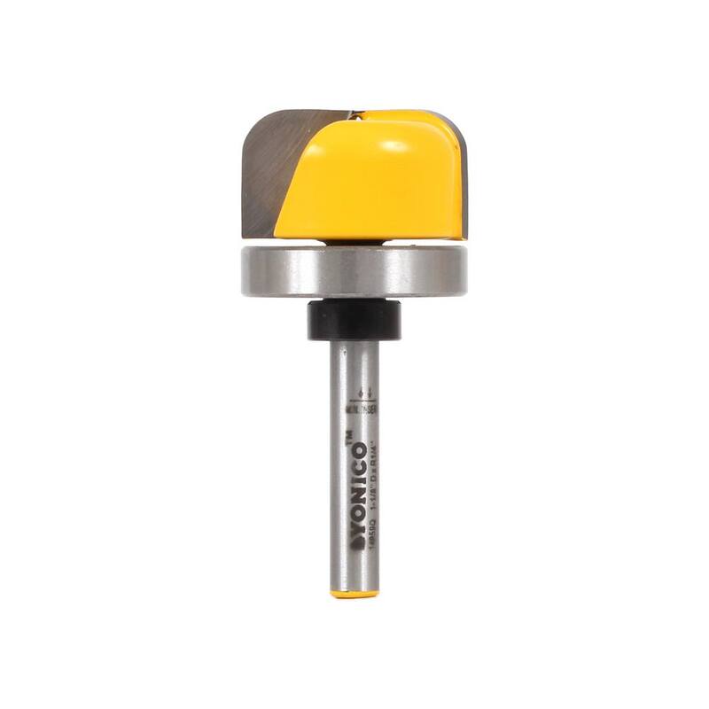 Broca para router con punta de carburo de 1-1/8 pulgadas de diámetro y 1/4 pulgada de vástago - 14959q