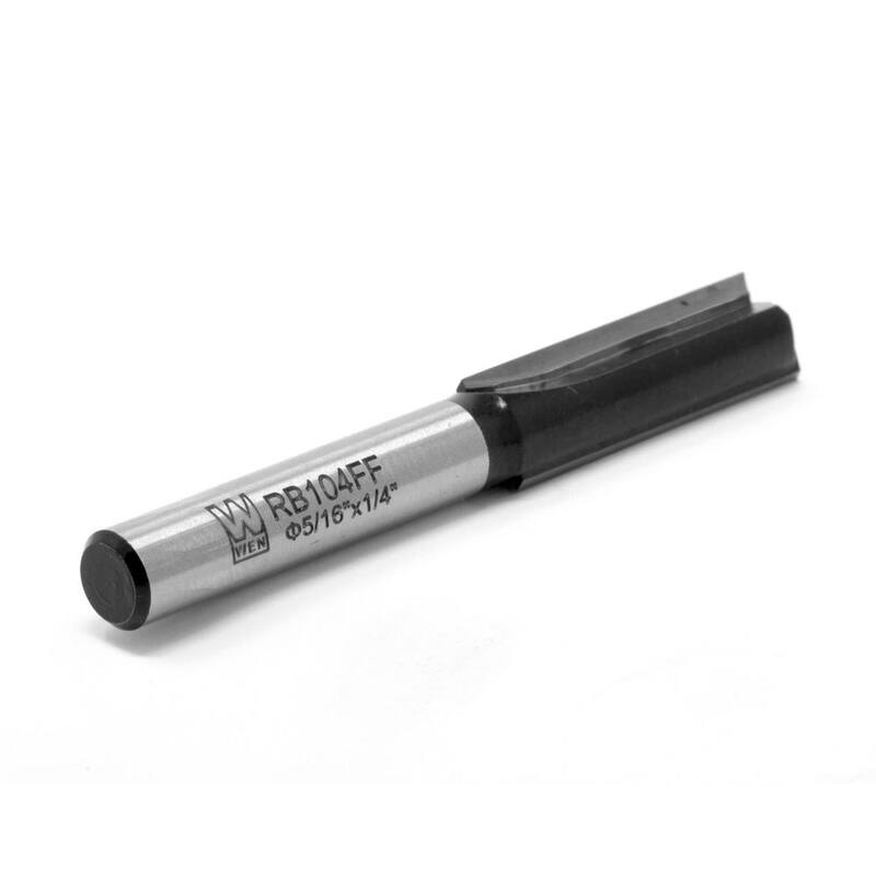 Broca de enrutador de punta de carburo recta de 5/16 pulg. con 2 flautas y vástago de 1/4 pulg. - RB104FF