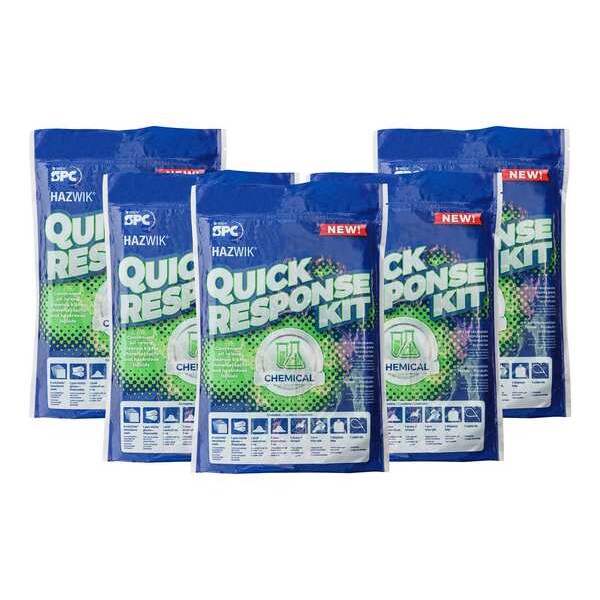 Brady Spill Kit, 0 gal Volume Absorbed per Kit, Bag, Green - SKHAZ-QRK-C5