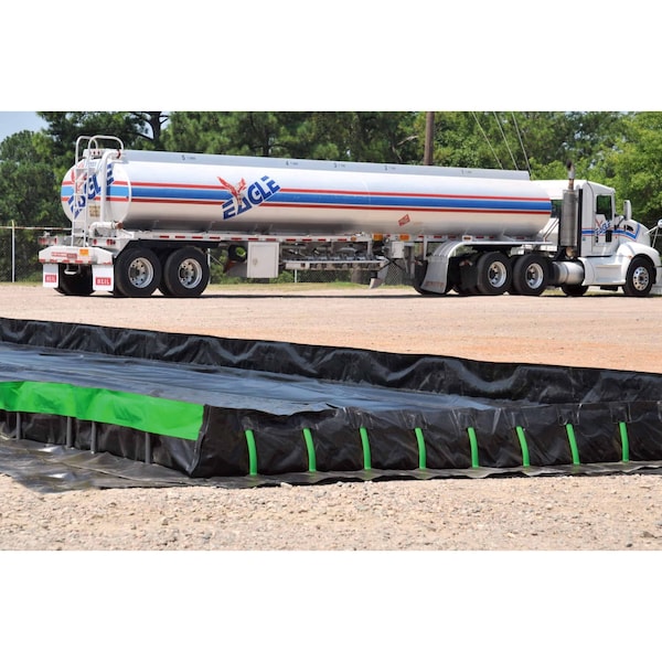 Ultratech Ultra-Containment Berm, Ultimate Model, 12' x 30' x 1', Copolymer 2000, 28 oz. - 8503