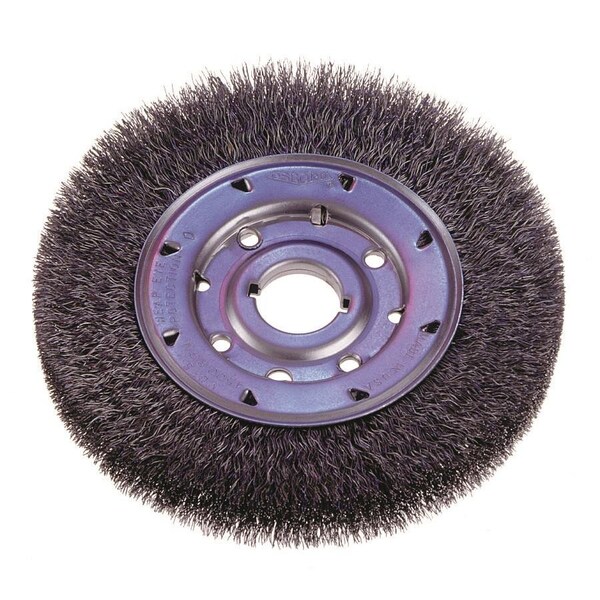 Osborn ATB Nylon Abrasive Wheel, Brush Dia.=6in. , Grit=180, Arbor=2in. , Face Width=7/8in. - 22287