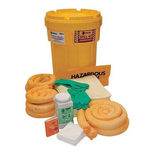 Enpac Salvage Drum Spill Kit, Aggresive, 30 gal. - 1331-YE