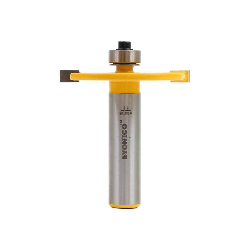 Fresadora de ranuras Yonico de 3/16 pulgadas con vástago de 1/2 pulgadas y punta de carburo - 14180