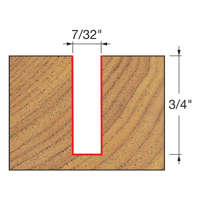 DIABLO 1/4 pulgadas Broca recta para madera contrachapada de menor tamaño - DR04111