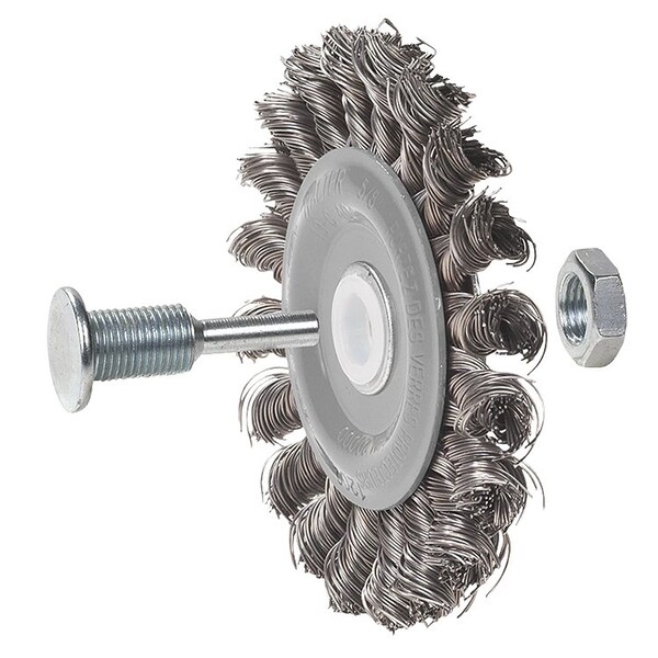 Walter Surface Technologies Allsteel 4 in. x 1/2 in. Knot Twist Wheel - 09C404