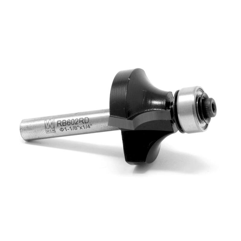 Broca de router con punta de carburo para redondear de 1-1/8 pulgadas con vástago de 1/4 de pulgada - RB602RD