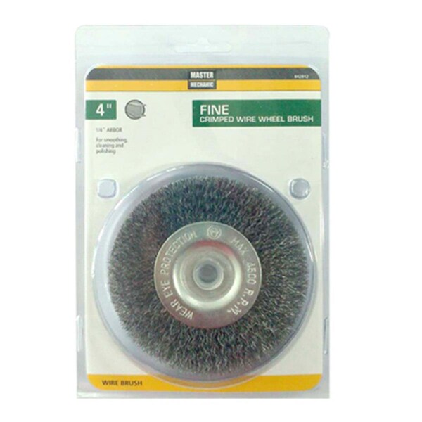 Disston 4 in. Master Mechanic Fine Crimped Wire Wheel - 842812