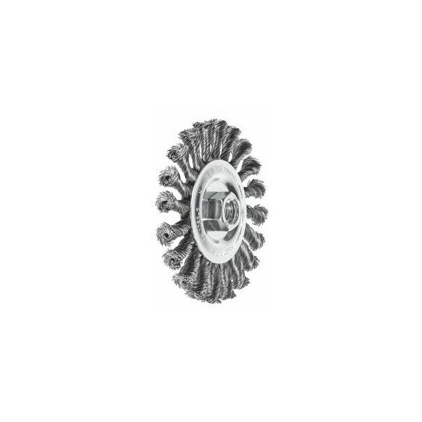 Holex Wheel Brush, 0.50 mm Steel Wire, Size: 125XM14 - 571203 125XM14