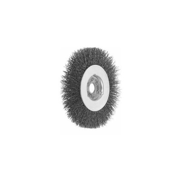 Holex Wheel Brush, 0.30 mm Steel Wire, Size: 100X12 - 570305 100X12