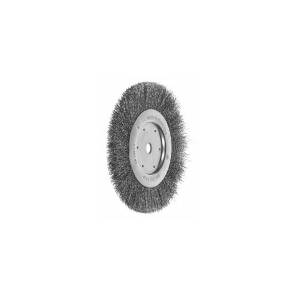 Holex Wheel Brush, 0.30 mm Stainless Steel Wire, Size: 100X12 - 570315 100X12