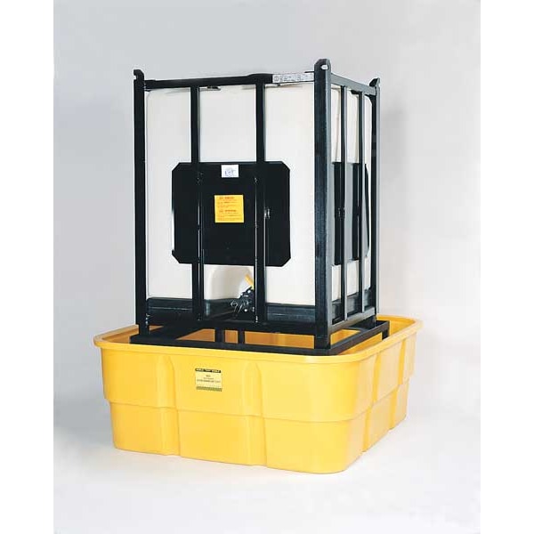 Eagle Mfg Spill Pallet, 400 gal Spill Capacity, 0 Drums, 10,000 lb Load Capacity, Polyethylene - 1680