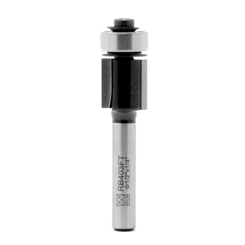Broca de enrutador de punta de carburo para borde limpio de 1/2 pulg. con vástago de 1/4 pulg. y longitud de corte de 1/2 pulg. - RB403FT