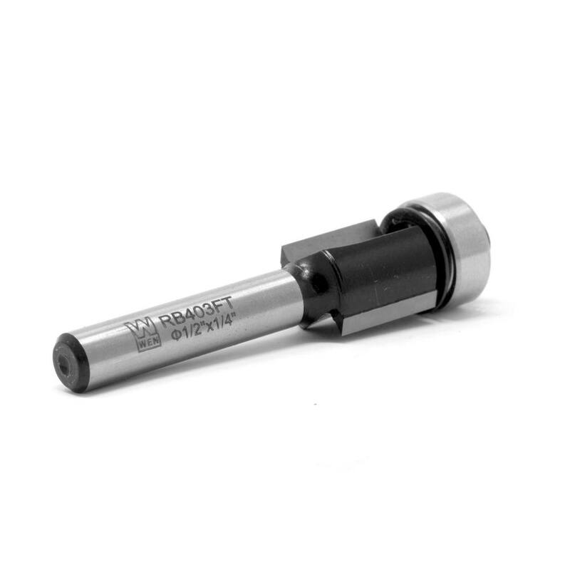 Broca de enrutador de punta de carburo para borde limpio de 1/2 pulg. con vástago de 1/4 pulg. y longitud de corte de 1/2 pulg. - RB403FT