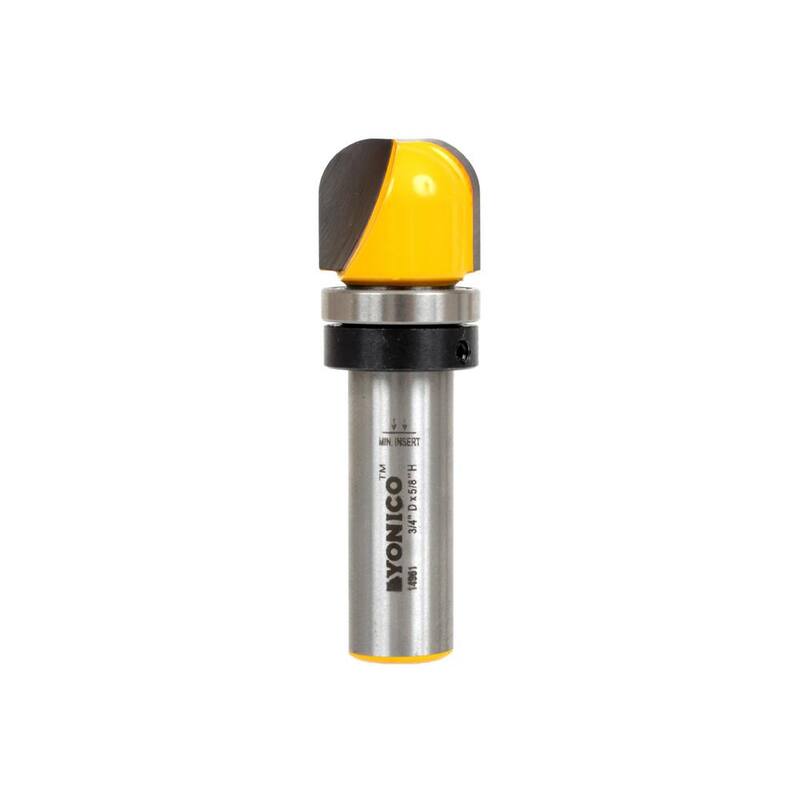 Fresa para Router con Punta de Carburo de 3/4 de pulgada, Bowl and Tray de Yonico - 14961