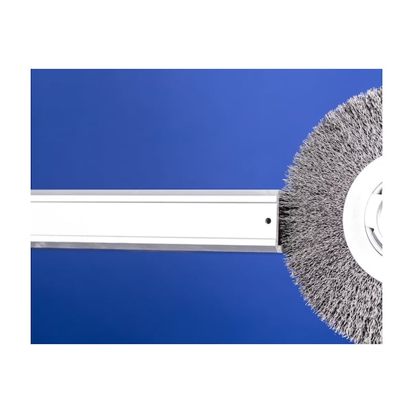 Pferd 8" Crimped Wire Wheel - Medium Face - .014 CS Wire, 2" Keyed A.H. - 81128