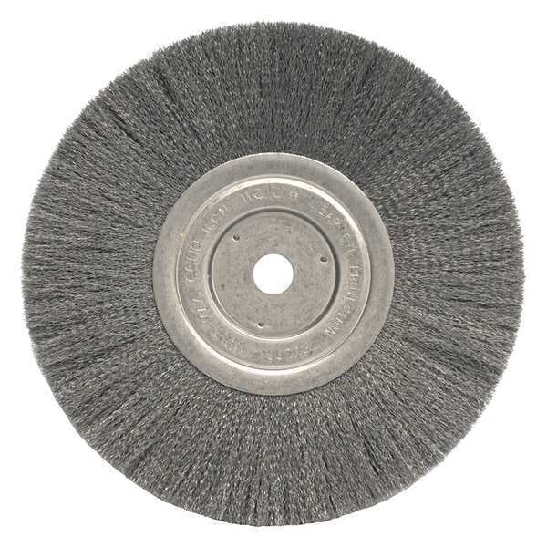 Weiler 8" Narrow Face Crimped Wire Wheel .0118" SS Fill 5/8" Arbor Hole - 01805