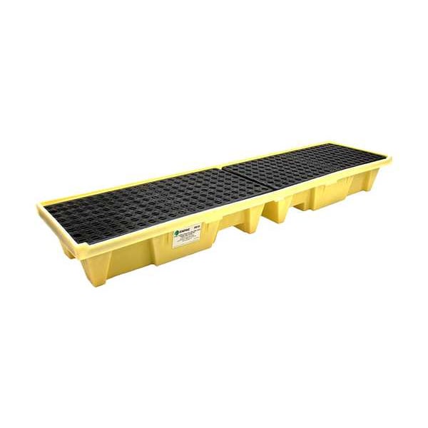 Enpac Drum Spill Containment Pallet, 66gal, Yllw - 5102-YE-D