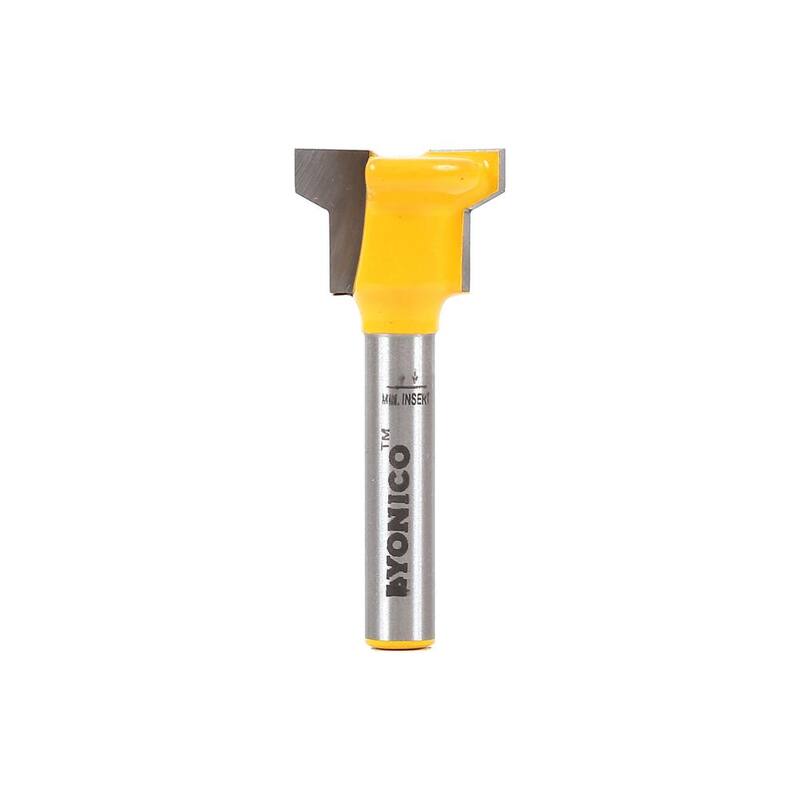 Unión frontal de cajón de Yonico 3/8 pulgadas L x 1/4 pulgadas Broca de enrutador con punta de carburo - 15032q