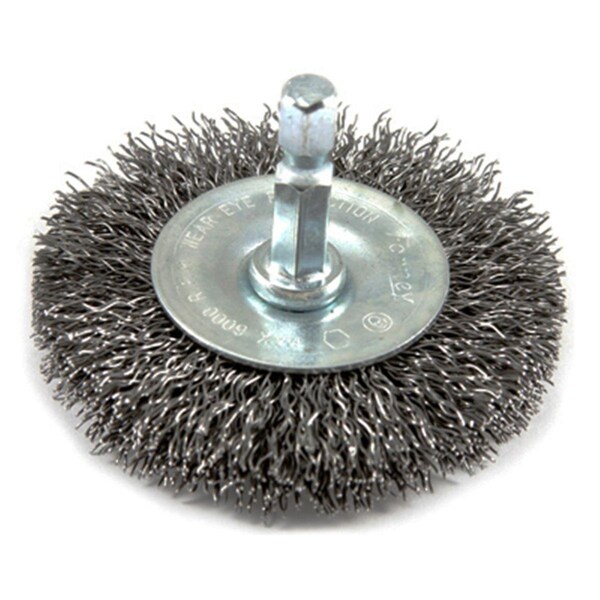 Totalturf 72733 Stem Mounted Crimped Wire Wheel 2.5 in. - TO3865344