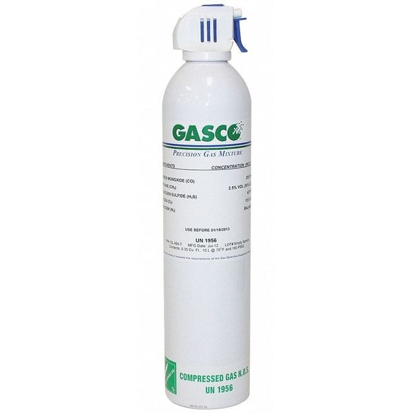 Gasco Gas Monitor Bump Gas, 10L, Quad Mix - 10L-490T