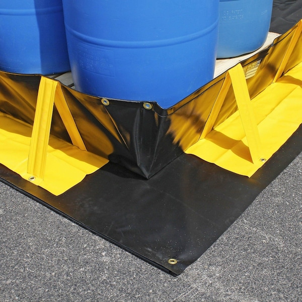 Pig Spill Containment Berm Ground Tarp 11' L x 11' W - PAK594