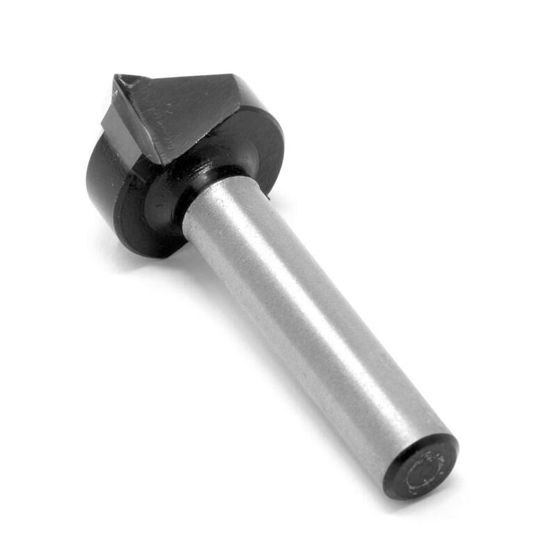 Broca de enrutador con punta de carburo en forma de V de 5/8 pulg. con vástago de 1/4 pulg. - RB303VG