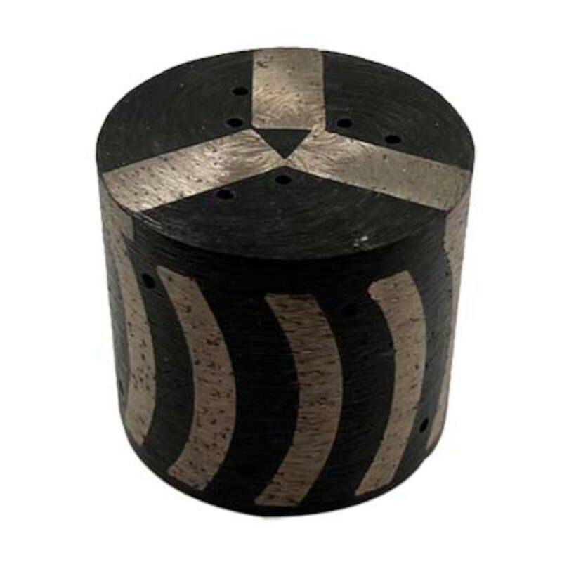Herramienta de diamante 2 pulgadas para piedra natural o sintética, rellena de resina, radio de 1-3/4 pulgadas, acero de alta velocidad, 1 pieza solamente, eje de 5/8 pulgadas -11 - RFW02A5_THD