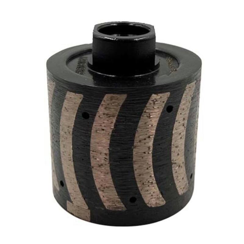 Herramienta de diamante 2 pulgadas para piedra natural o sintética, rellena de resina, radio de 1-3/4 pulgadas, acero de alta velocidad, 1 pieza solamente, eje de 5/8 pulgadas -11 - RFW02A5_THD