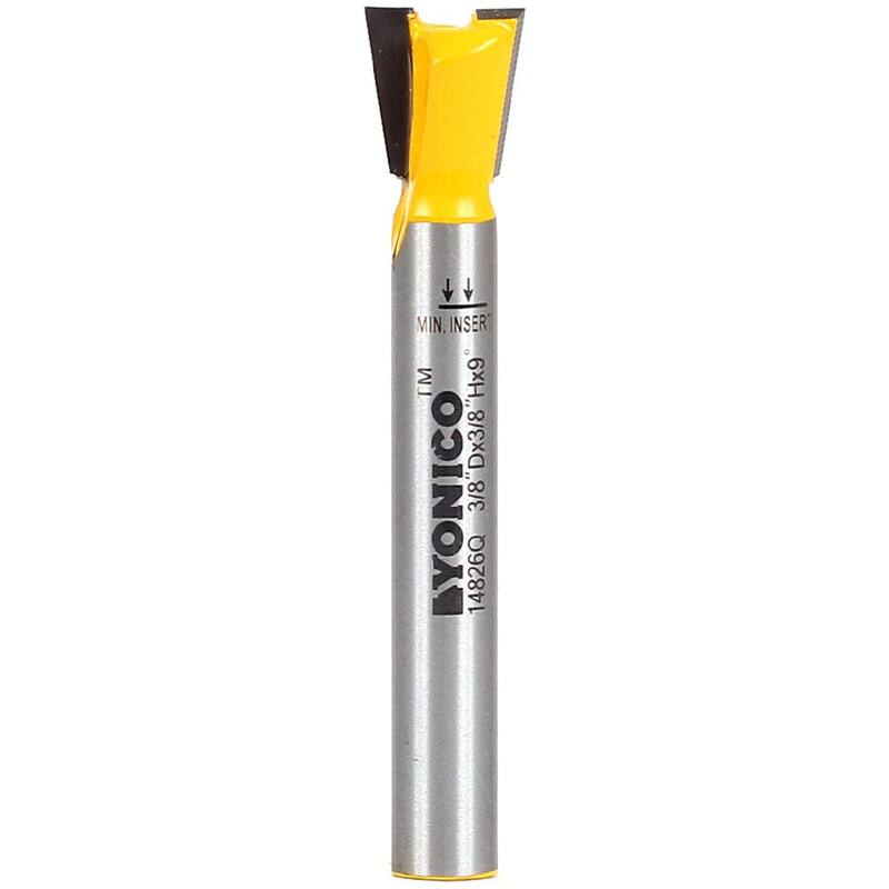 Broca para router con punta de carburo de 9 grados y vástago de 1/4 de pulgada - 14826q