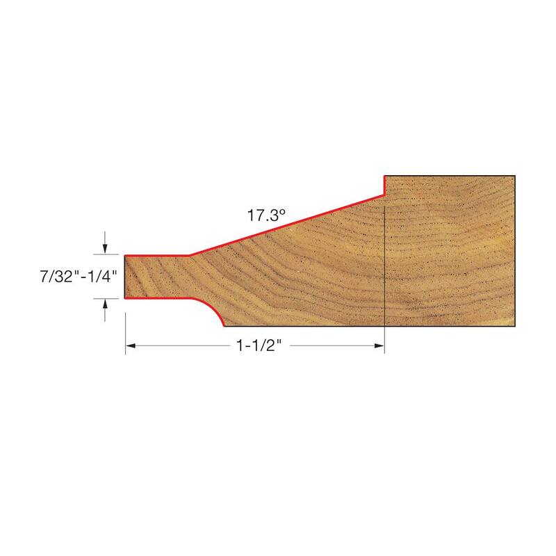 DIABLO 3-1/2 pulgadas Raised Panel y Back Cutter - DR99566