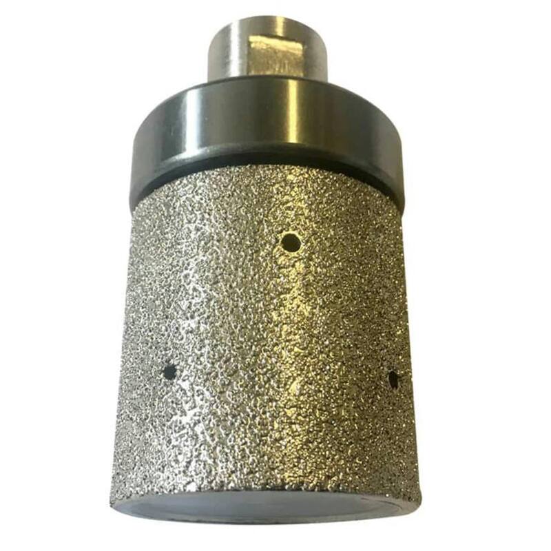 Rueda de perfil de diamante de 2 pulgadas para piedras naturales, altura de perfil recto de 2 pulgadas, acero de alta velocidad de 1 pieza, eje de 5/8 pulgadas-11 - PFZ0200