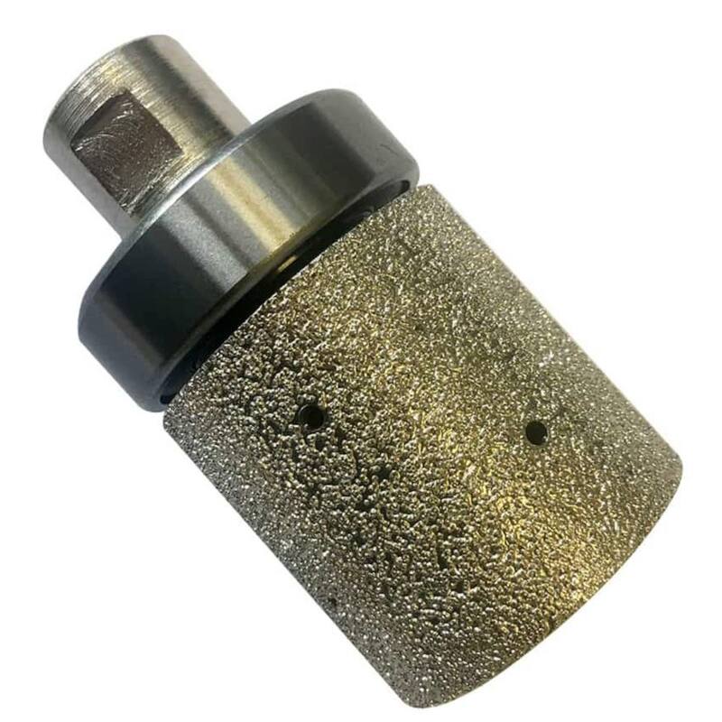 Rueda de perfil de diamante de 2 pulgadas para piedras naturales, altura de perfil recto de 2 pulgadas, acero de alta velocidad de 1 pieza, eje de 5/8 pulgadas-11 - PFZ0200