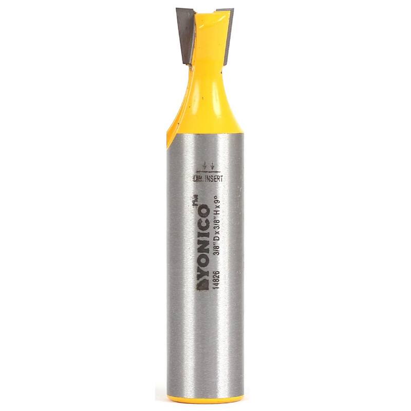 Yonico Dovetail 9 grados 1/2 pulgada. Broca fresa con punta de carburo - 14826