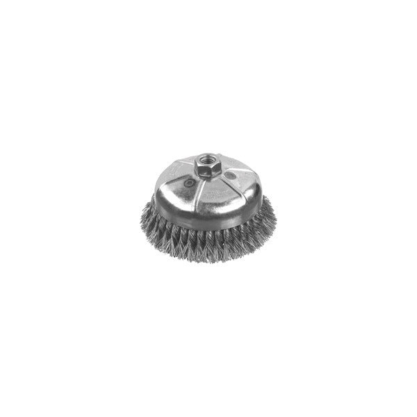 Dewalt Wire Wheel, 4in. x 5/8in.-11 XP .014 Carbon Knot Wire Cup Brush - DW49158